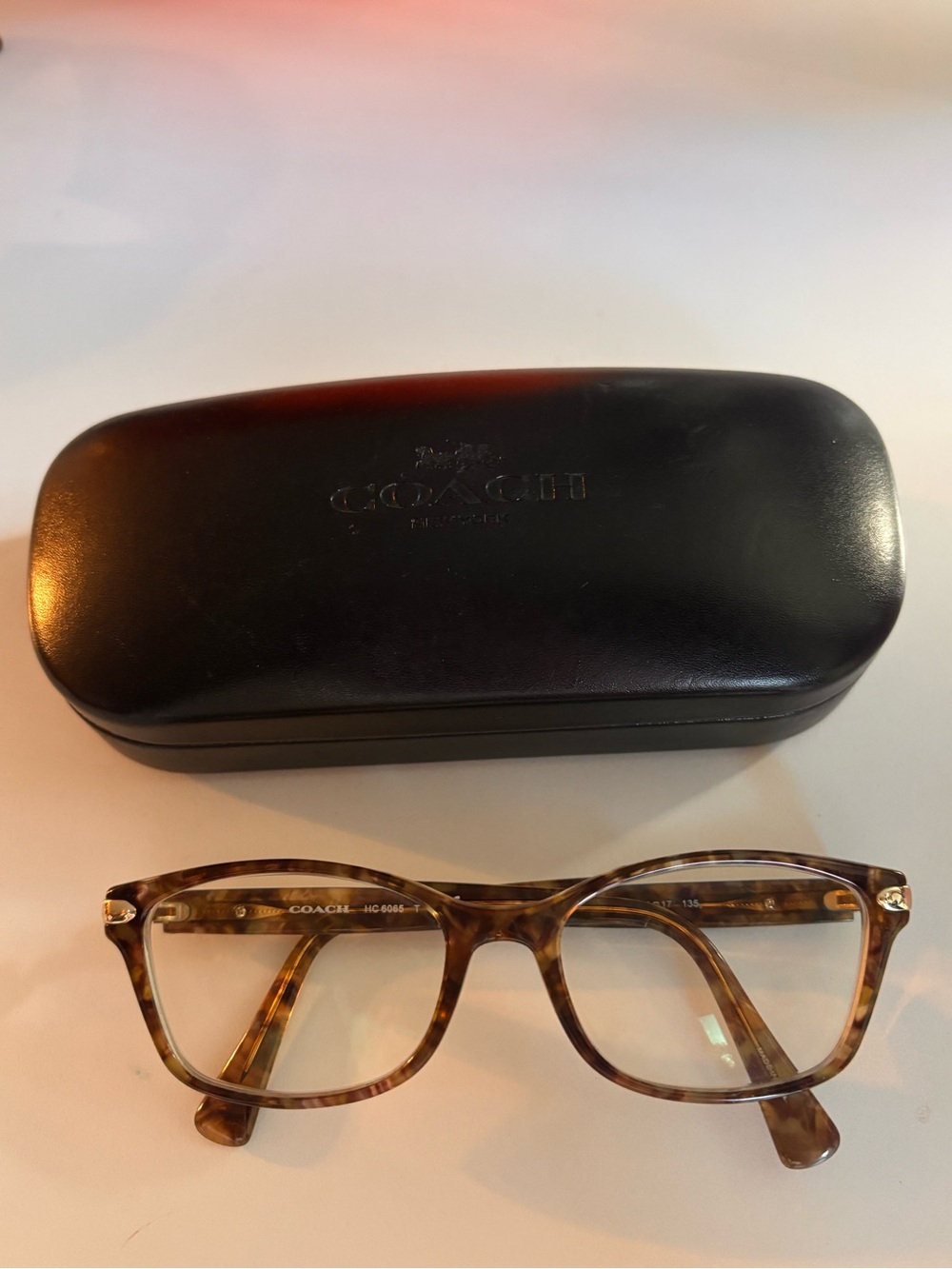 Coach Glasses in light Tortoise
